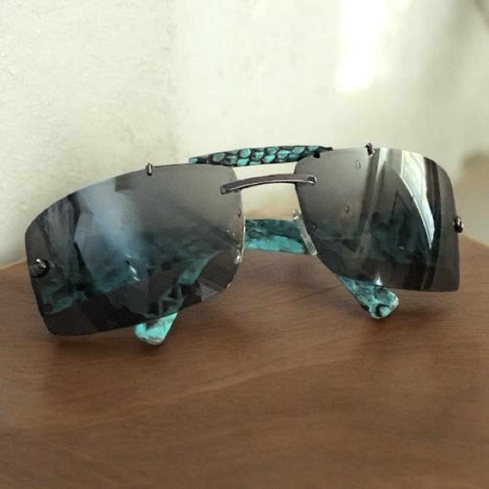 Technomarine Turquoise Python Sunglasses - image 1